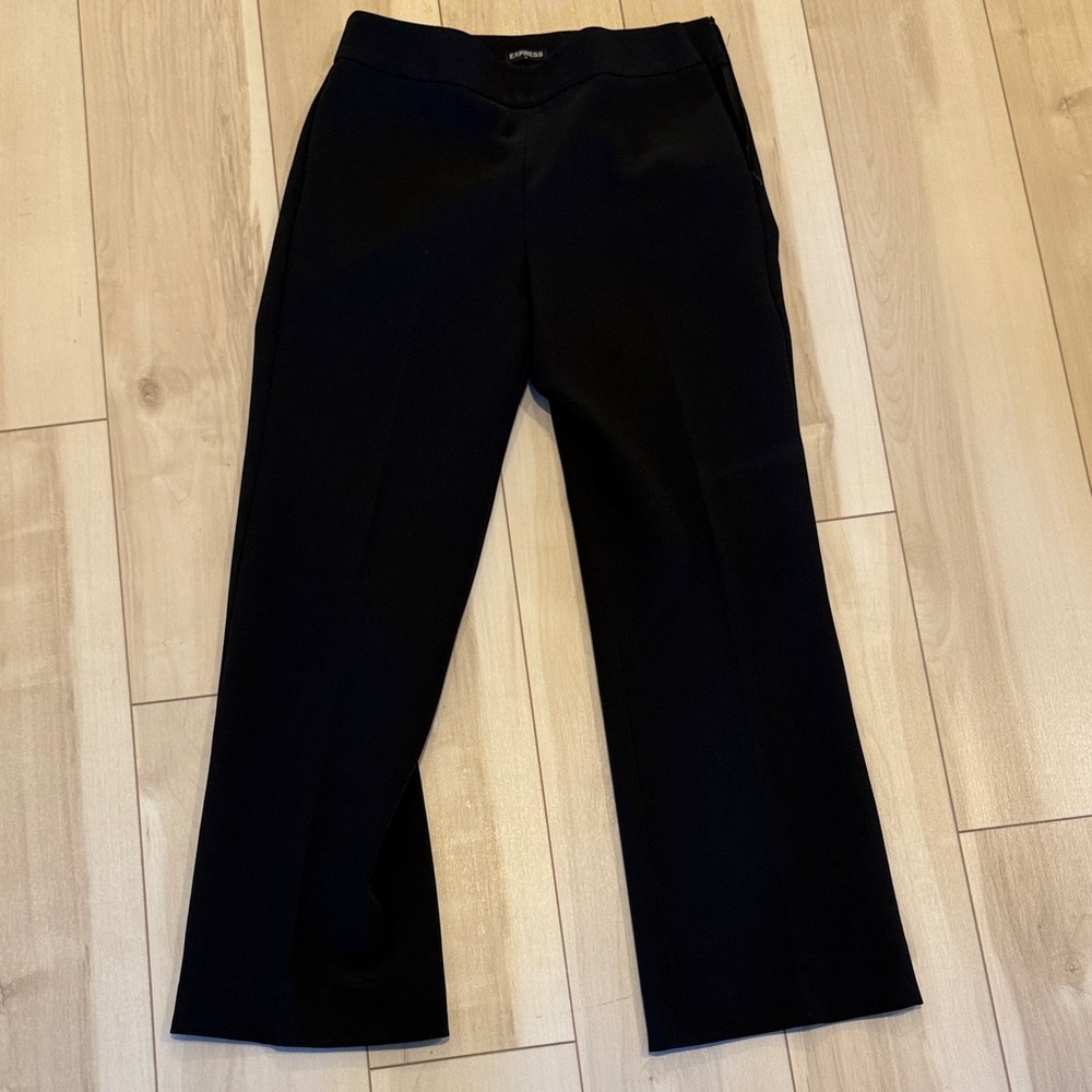 Express Black Women's Wide-Leg Trousers